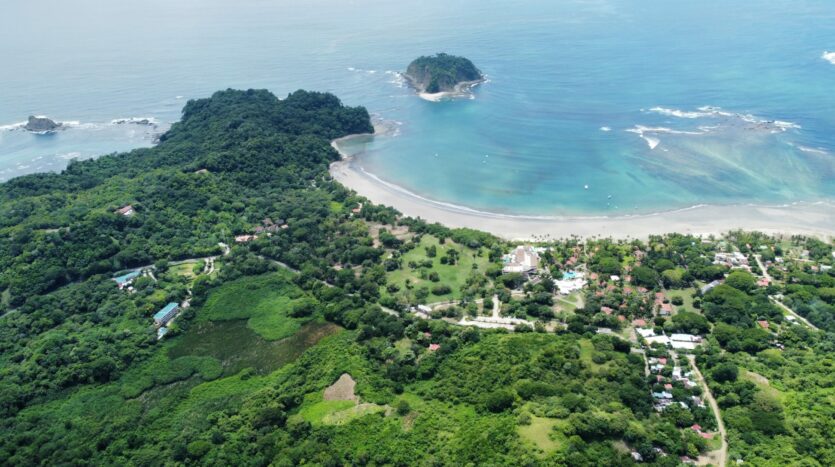 Beautiful drone picture of Sámara beach